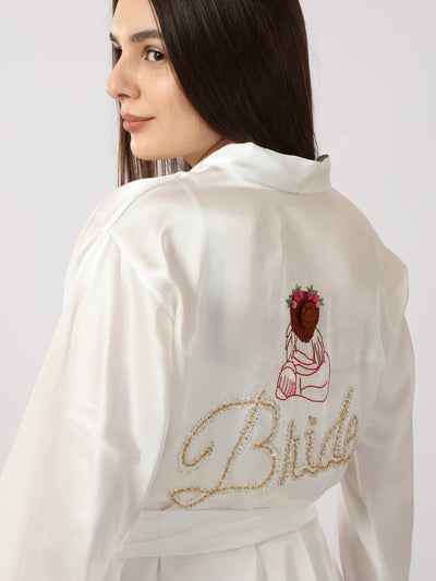 Robe - Embroidered - Embellished - Bridal