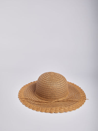 Rounded Hat - Straw