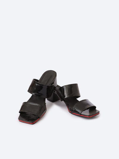 Sandals - Block Heels - Double Strap