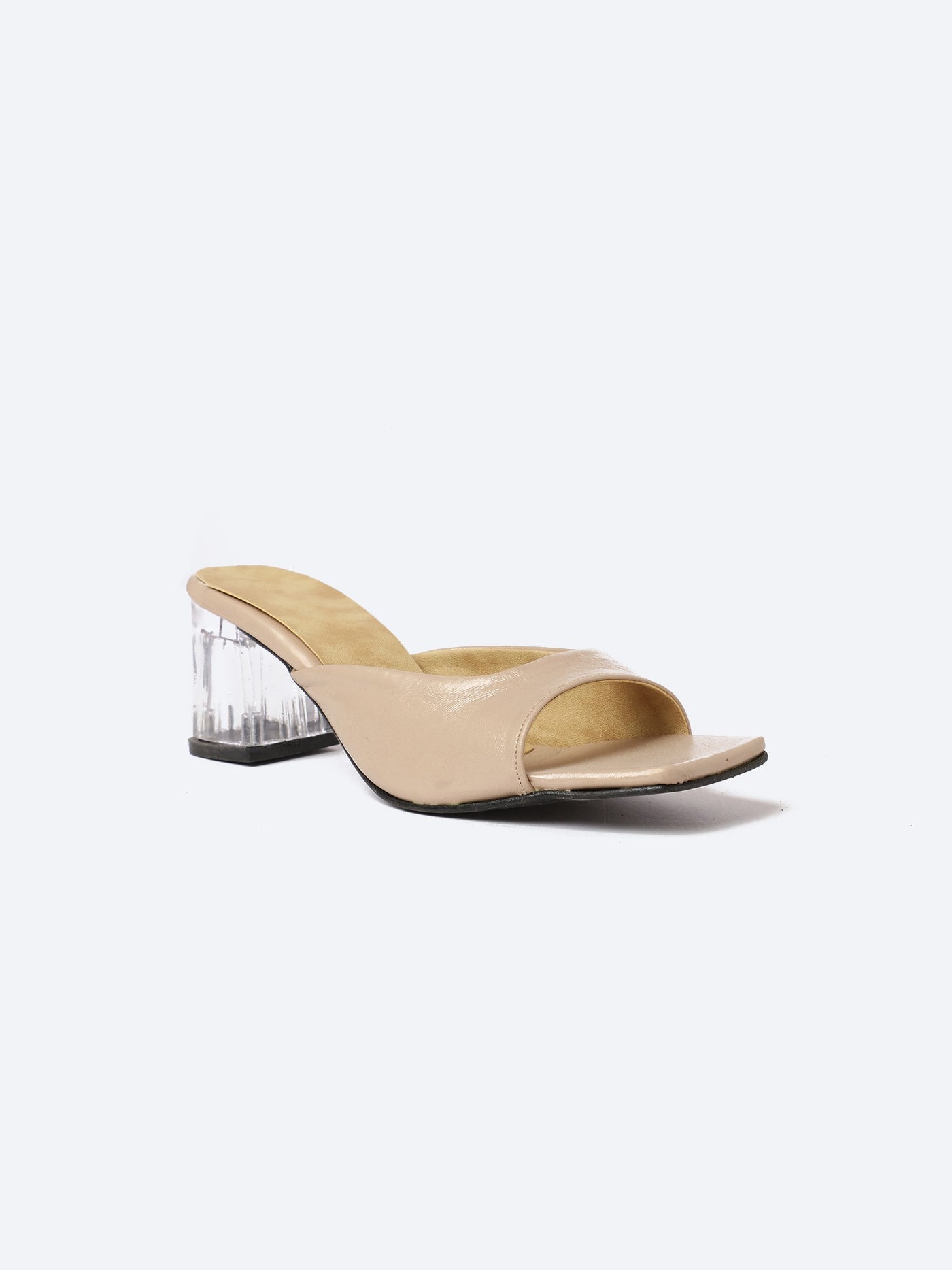 Sandals - Transparent Block Heels