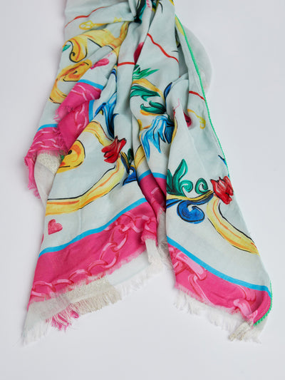 Scarf - Cotton - Printed