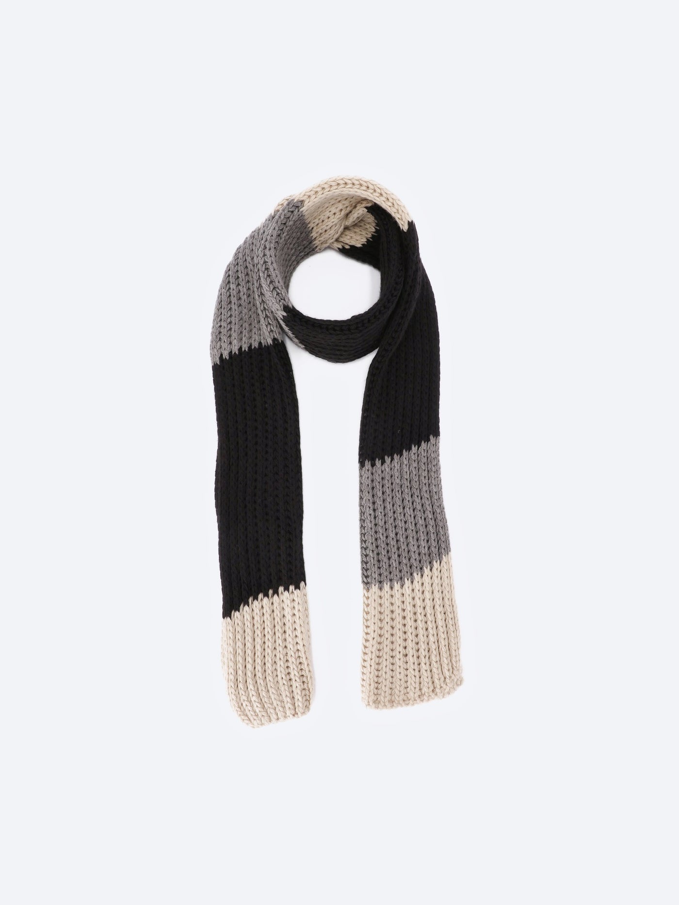 Scarf - Knitted - Color Block