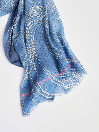 Scarf - Woven - Dotted