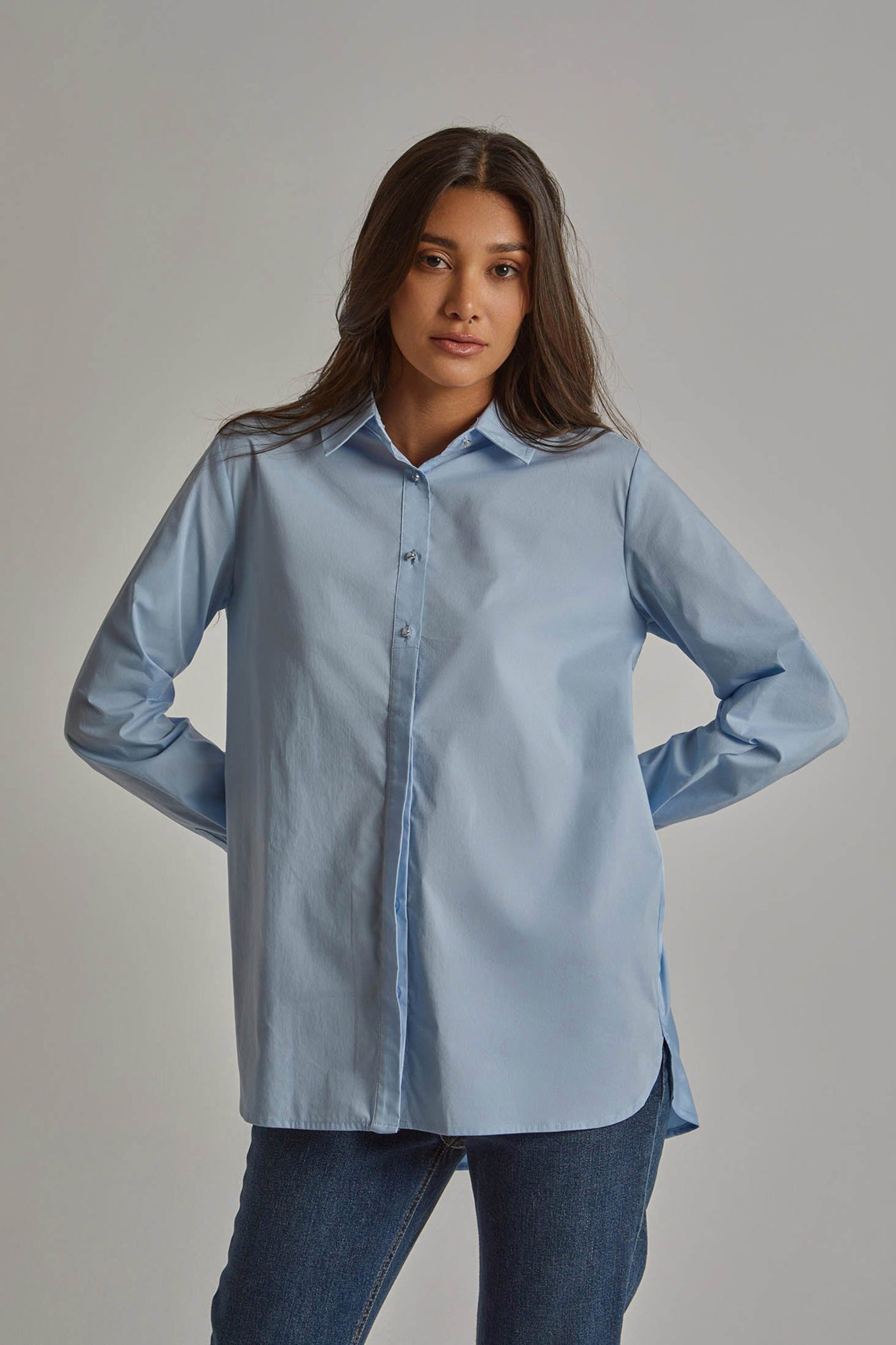 Shirt - Buttoned - High-Low