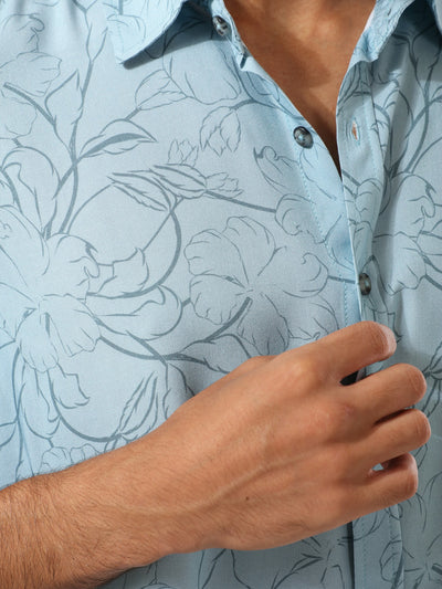 Shirt - Floral - Half Sleeves