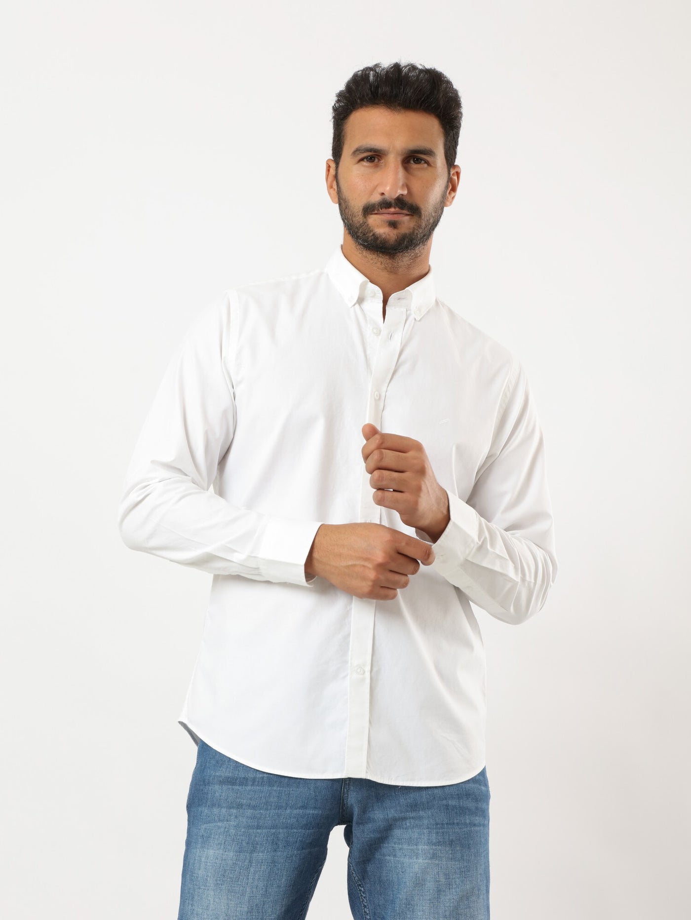 Shirt - Long Sleeves - Plain Pattern