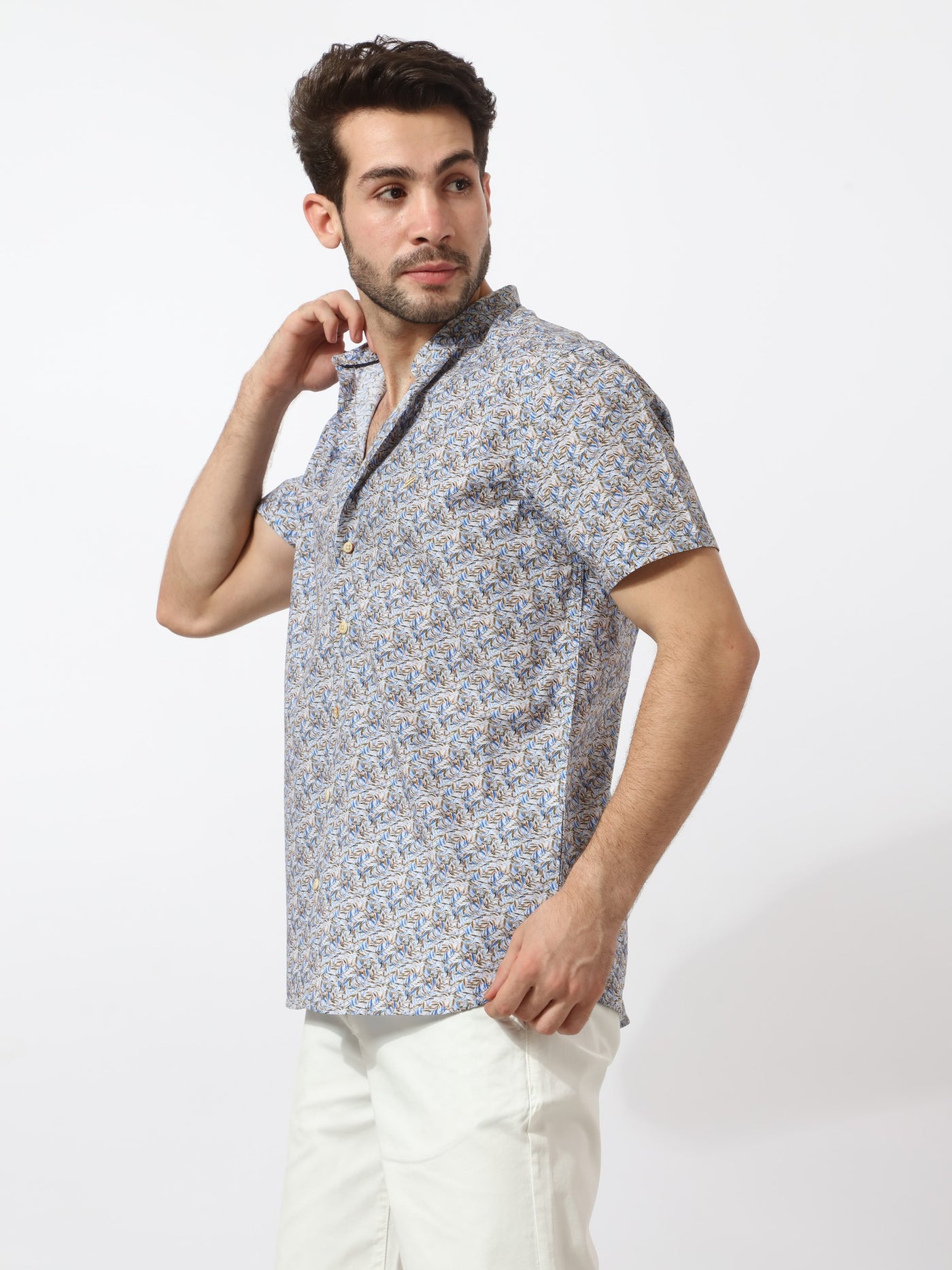 Shirt - Patterned - Half Sleeves