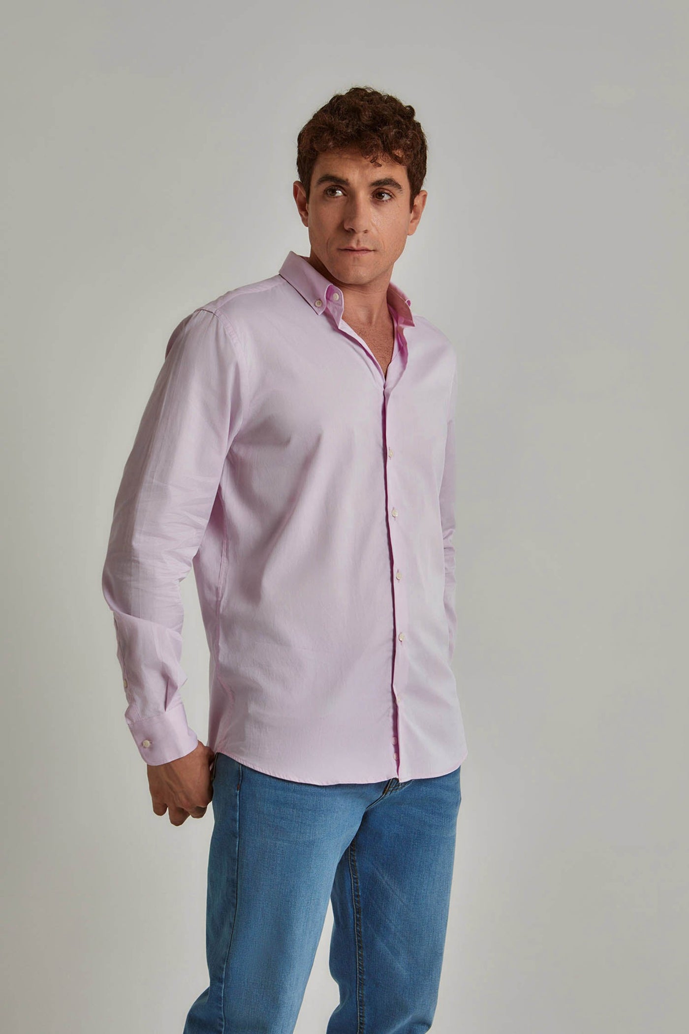 Shirt - Regular Fit - Turn Down Collar