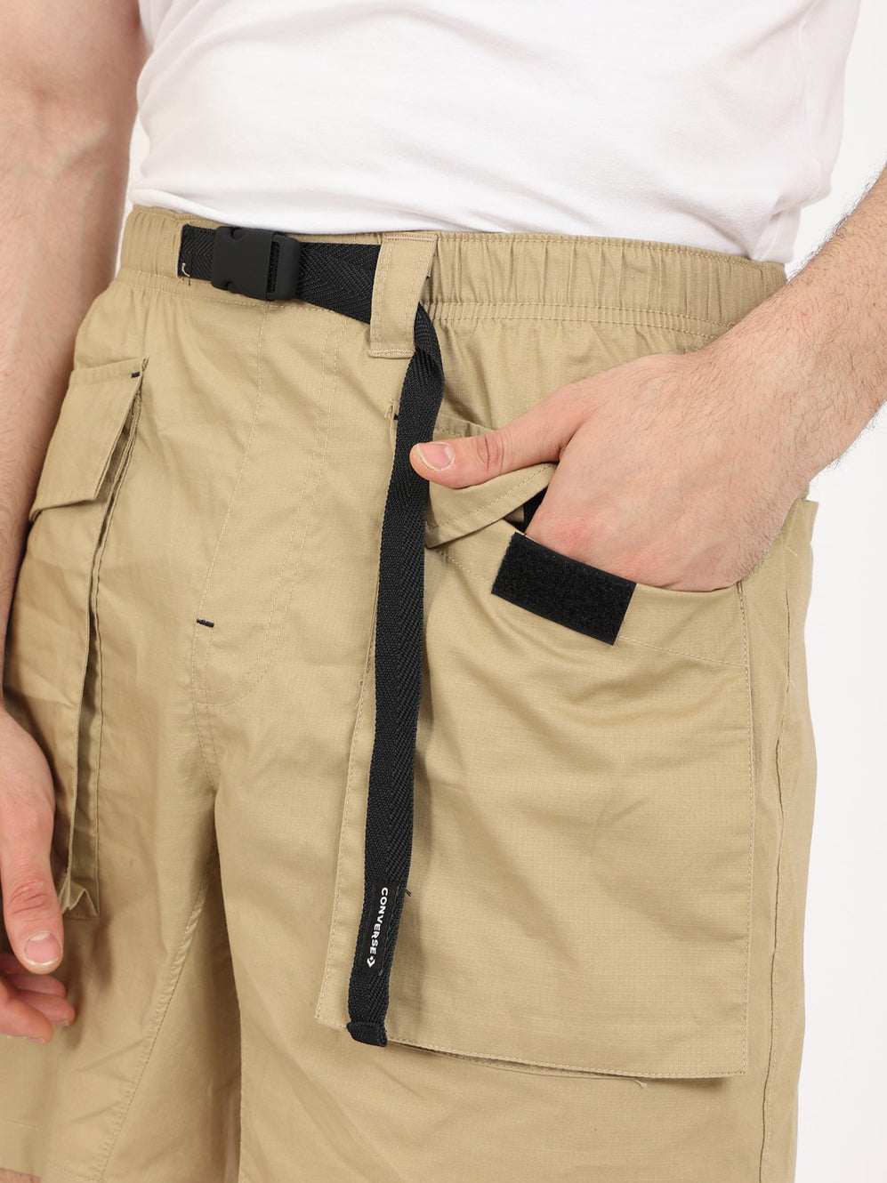 Short - With Pockets - Drawstring Belt