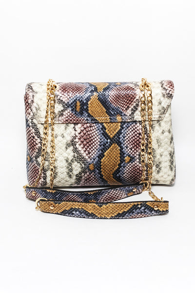 Shoulder Bag - Snake Pattern - Trendy