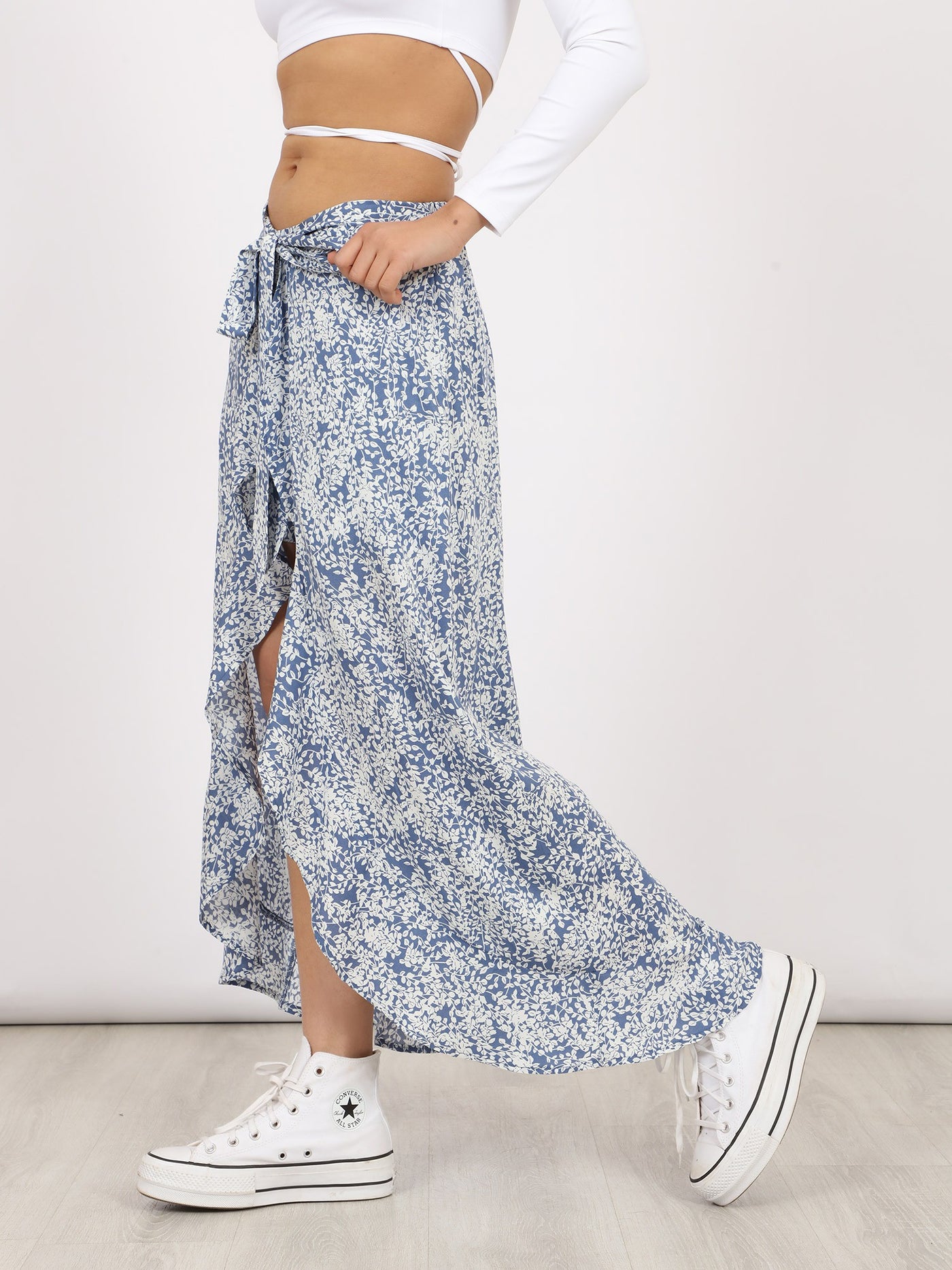Skirt - Wrap Around - Floral Print