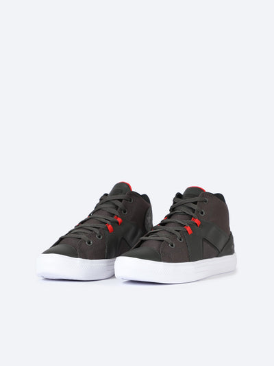 Sneaker Shoes - Paneled - Mid Top - Contrast Trim