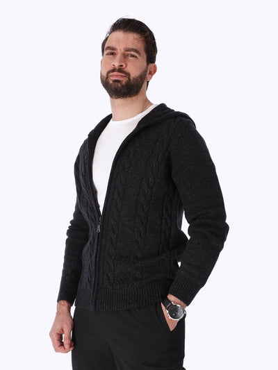 Sweater - Zipped Knitted