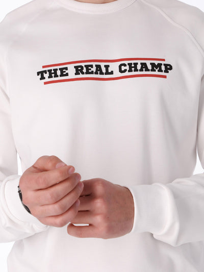 Sweatshirt - Raglan Sleeves - Front Print