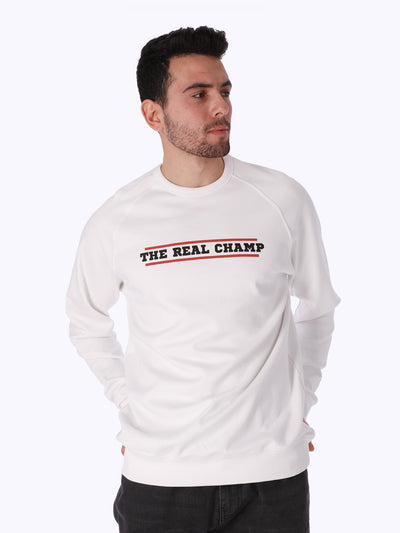 Sweatshirt - Raglan Sleeves - Front Print