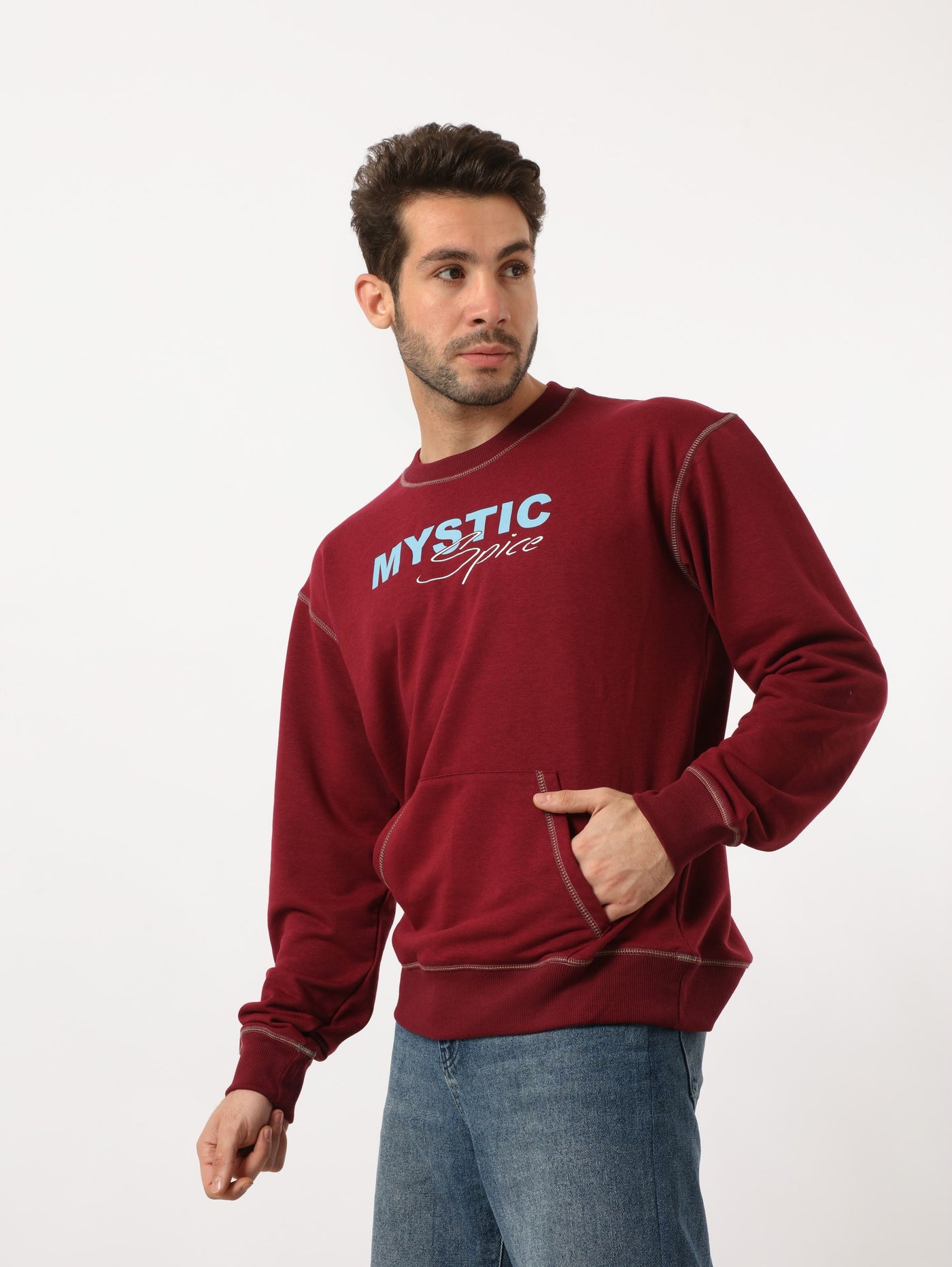 Sweatshirt - With Pocket - Crew Neck