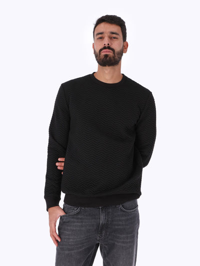 Sweatshirt - Zigzag Pattern