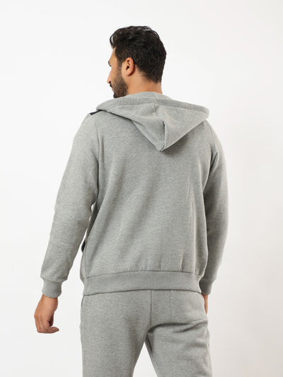 Sweatshirt - Zipped - With Pockets