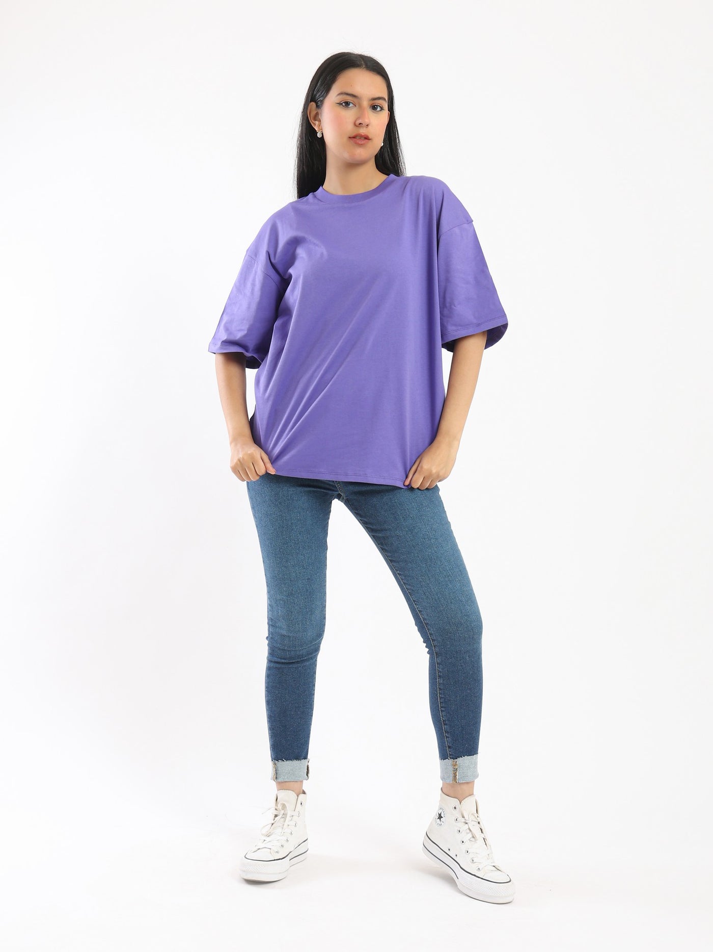 T-Shirt - 3/4 Sleeves - Plain