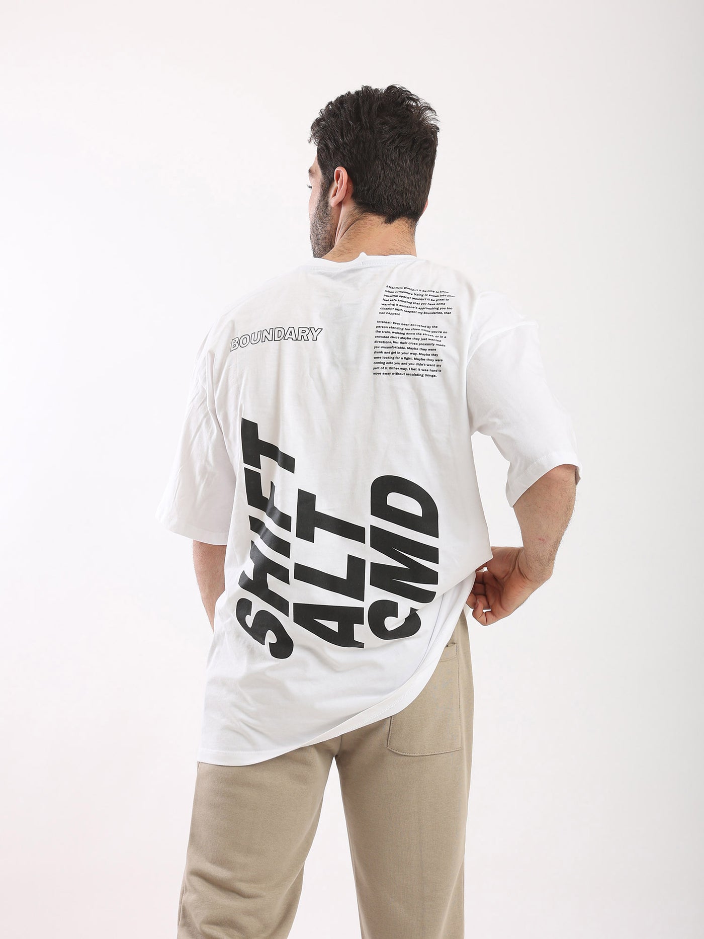 T-Shirt - Back Print - Slip-on