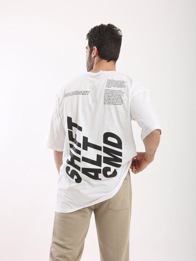T-Shirt - Back Print - Slip-on