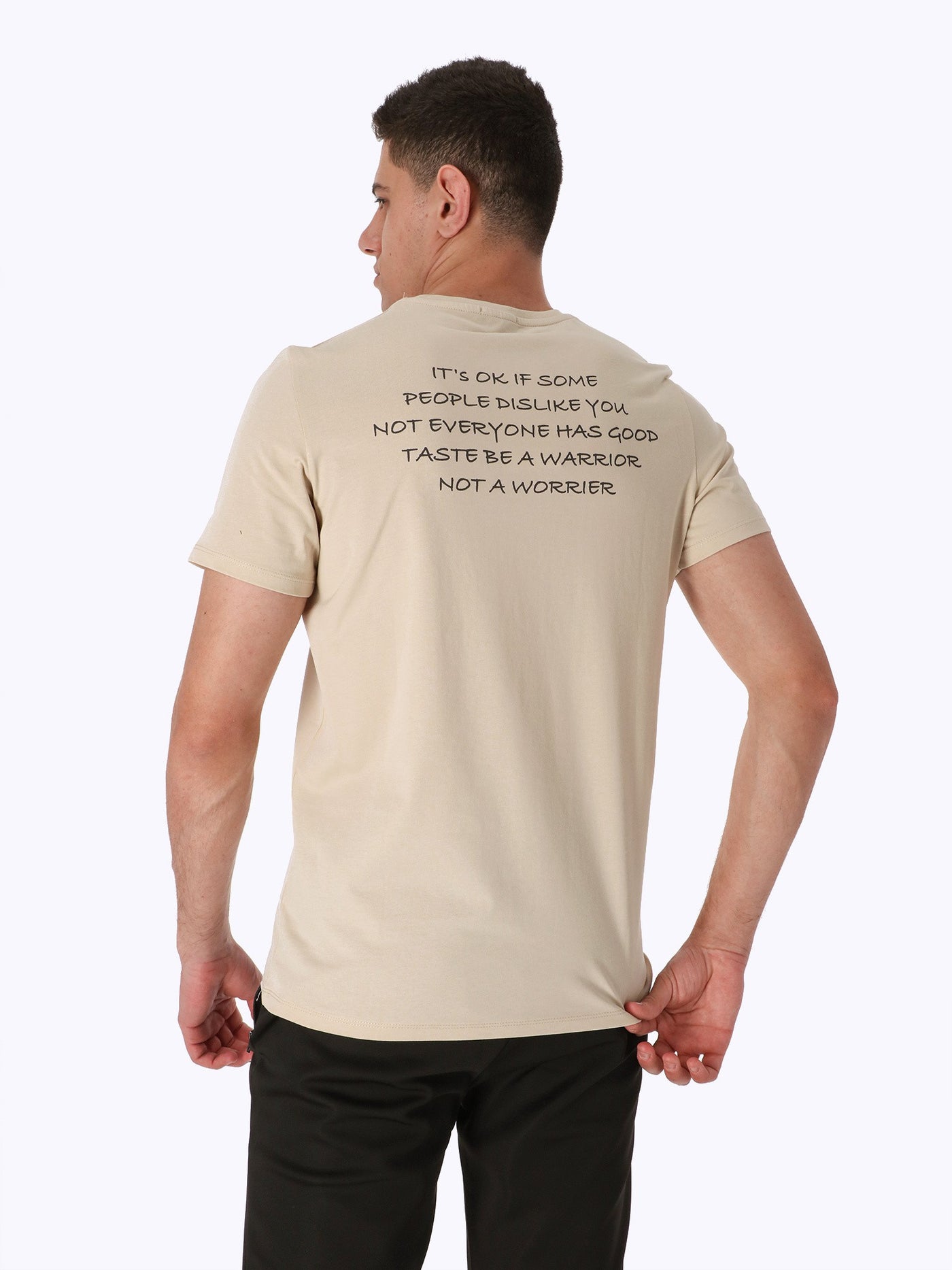 T-Shirt - Back Text Print