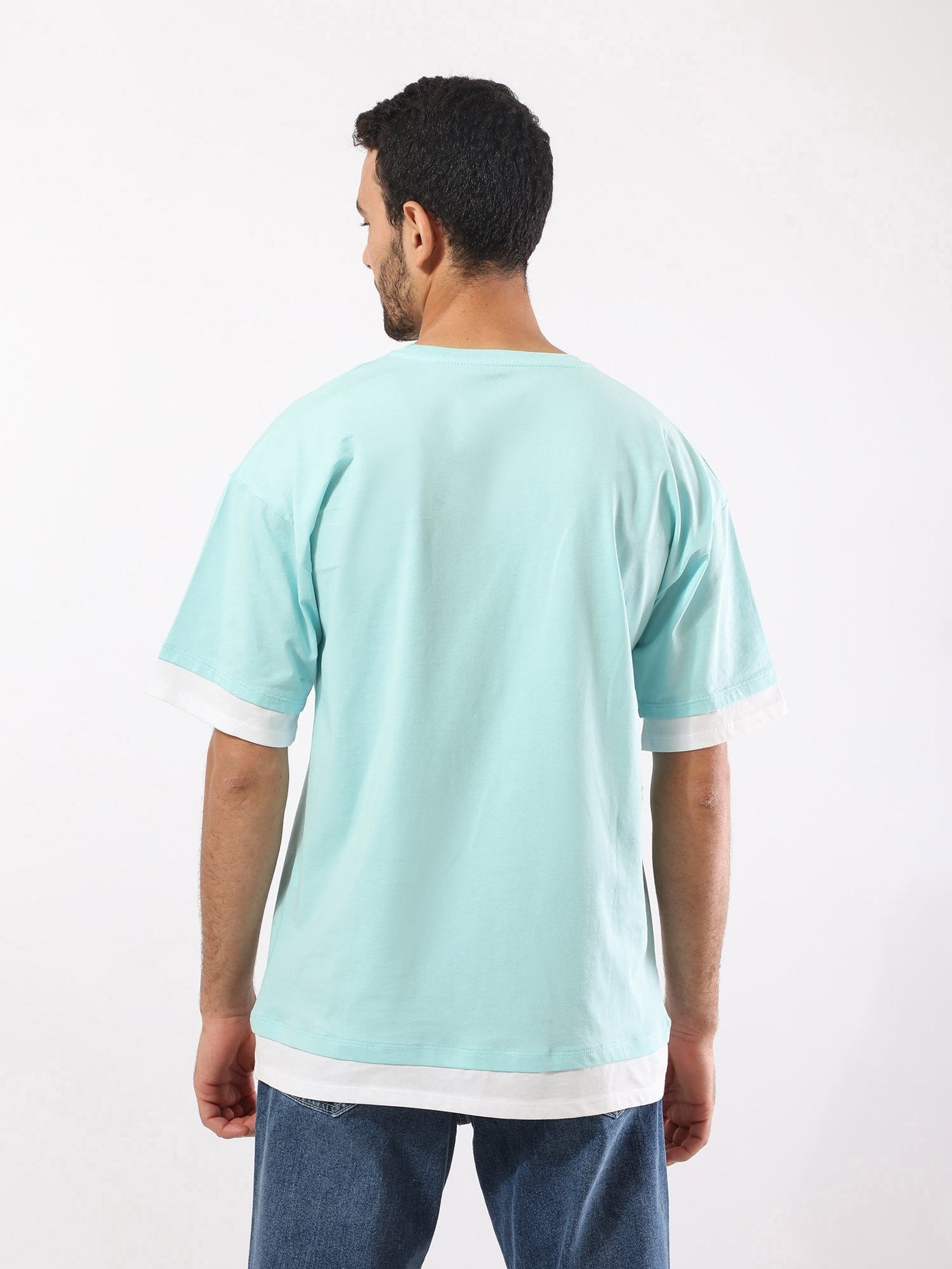 T-Shirt - Contrast Trims - Front Print