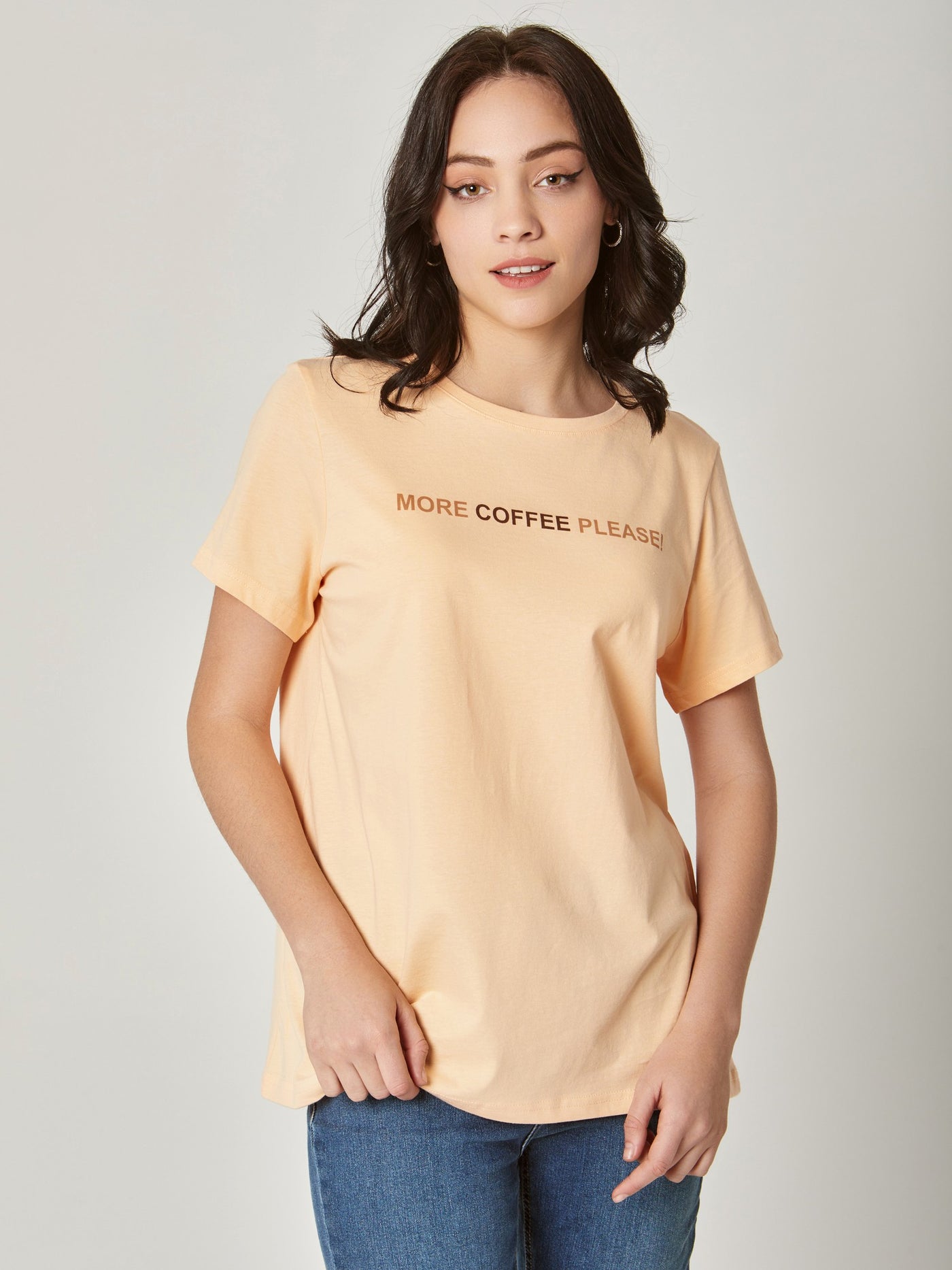 T-Shirt - Front  Text Print