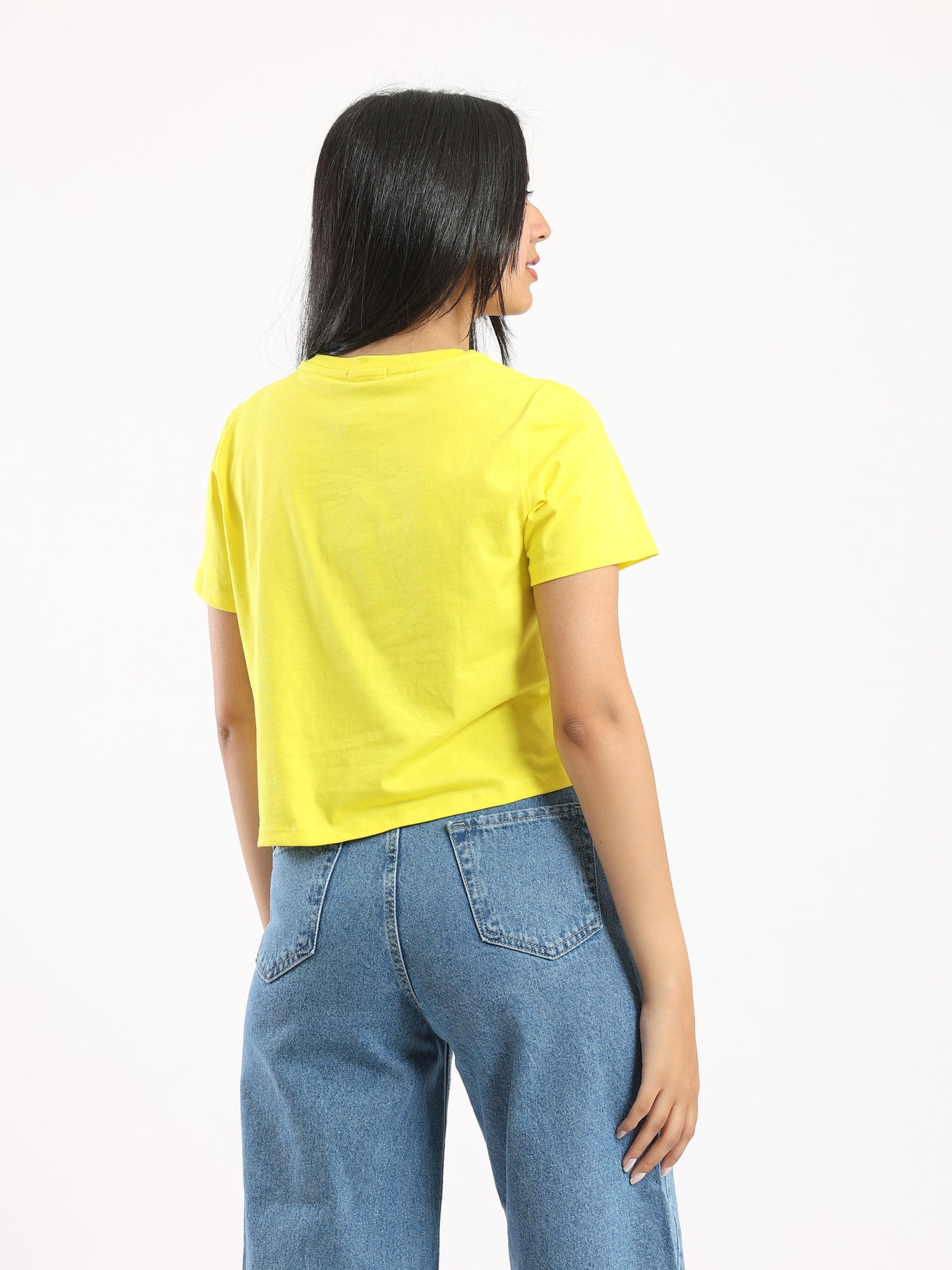 T-Shirt - Half Sleeves - Cropped