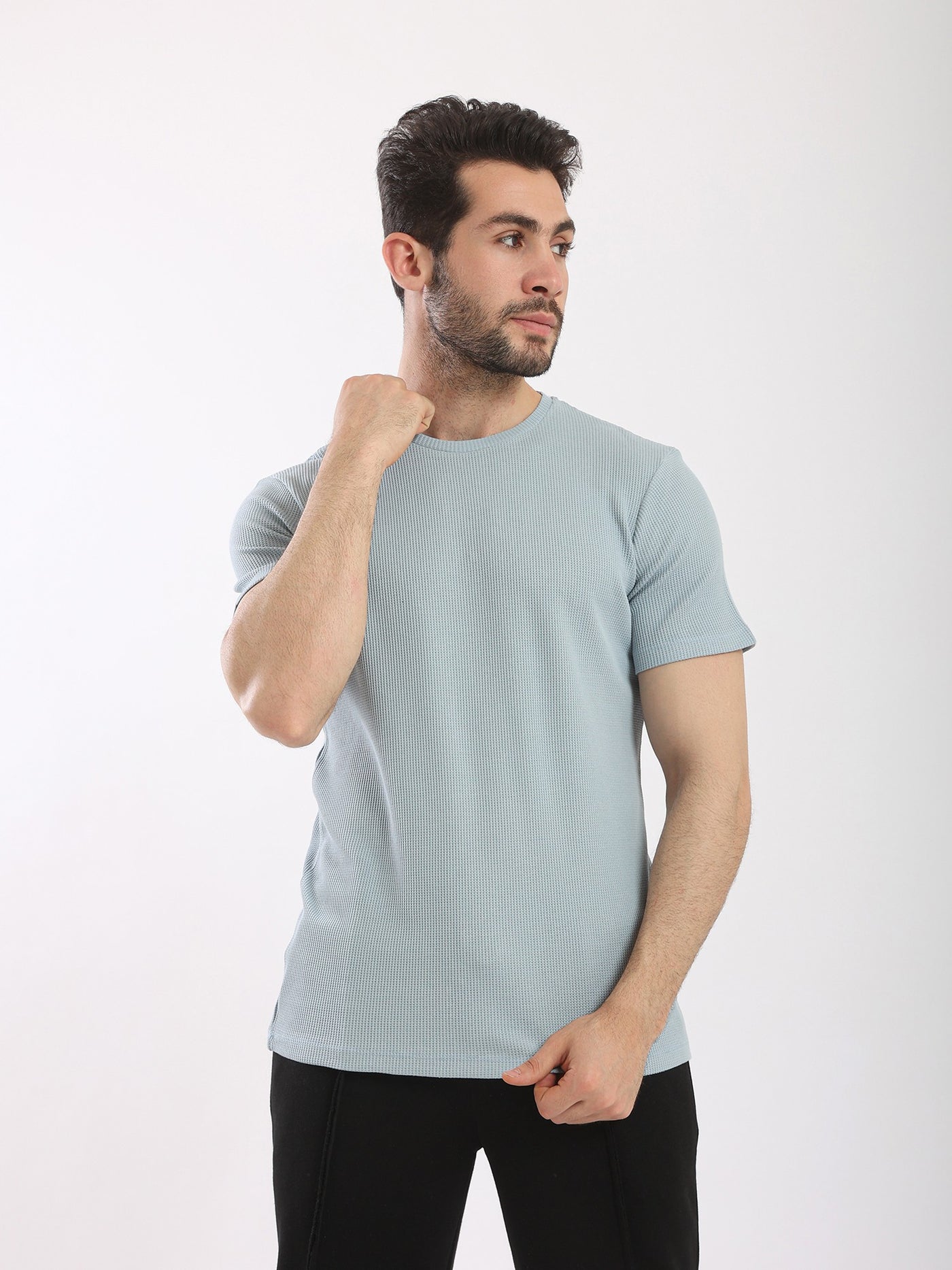 T-Shirt - Half Sleeves - Textured