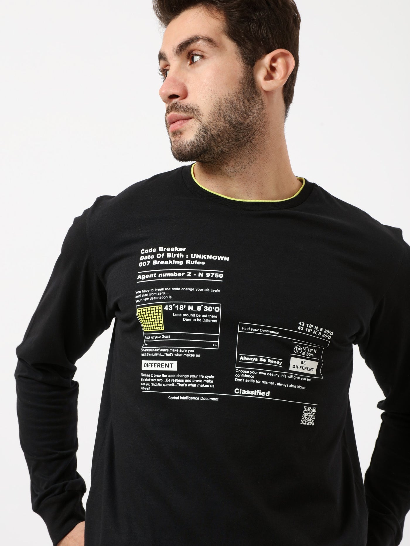 T-Shirt - Printed - Long Sleeves