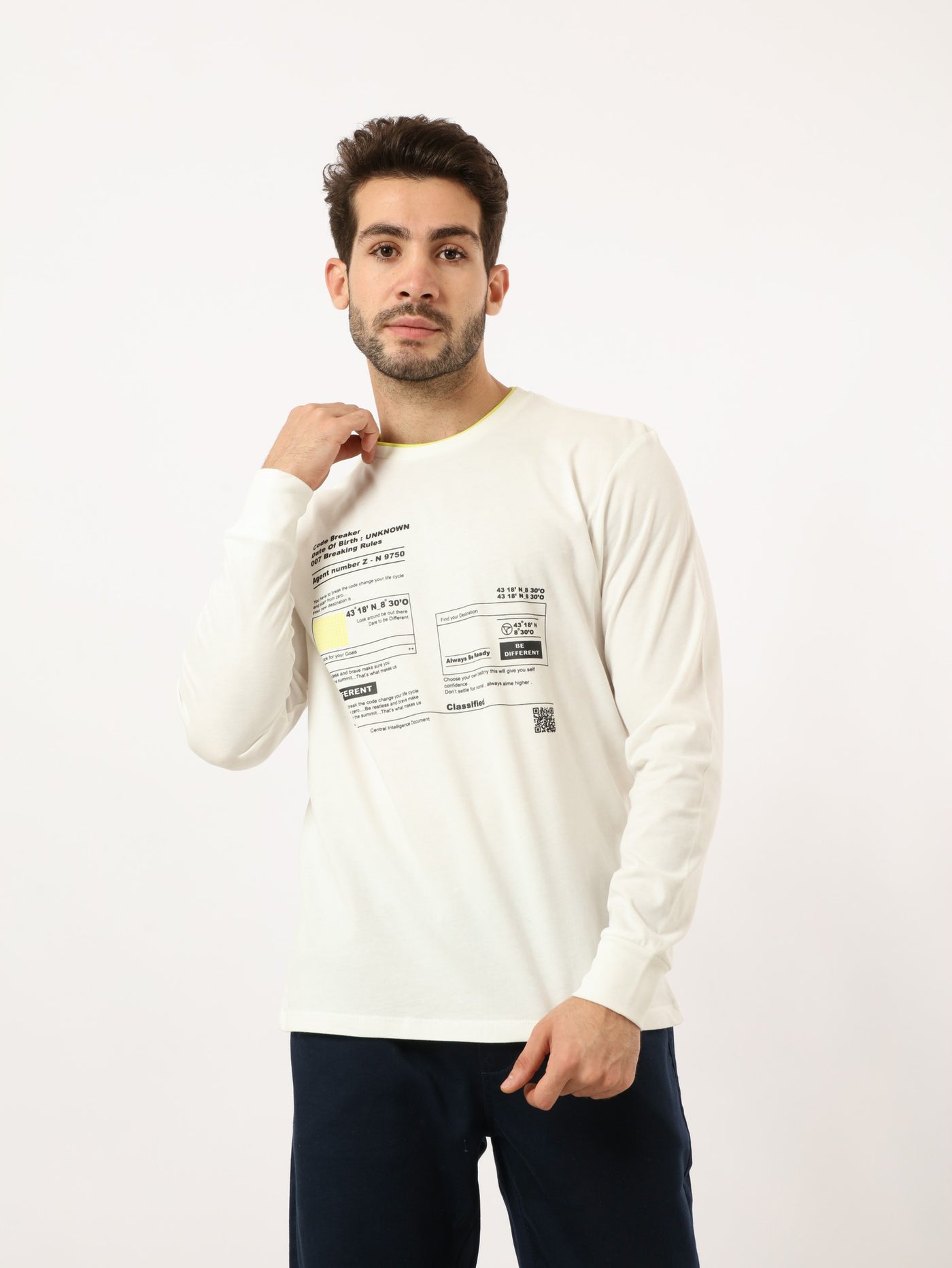 T-Shirt - Printed - Long Sleeves