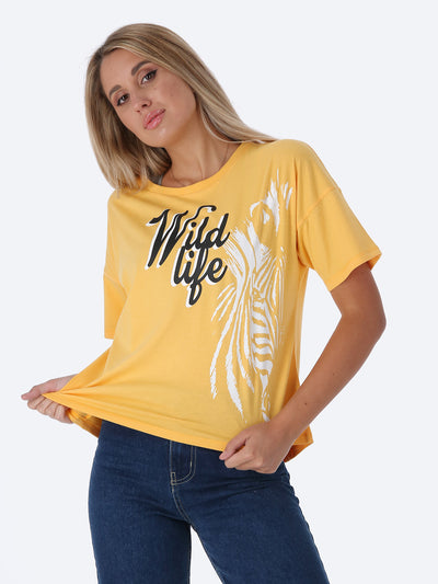 T-Shirt - "Wilde Life" - Half Sleeves