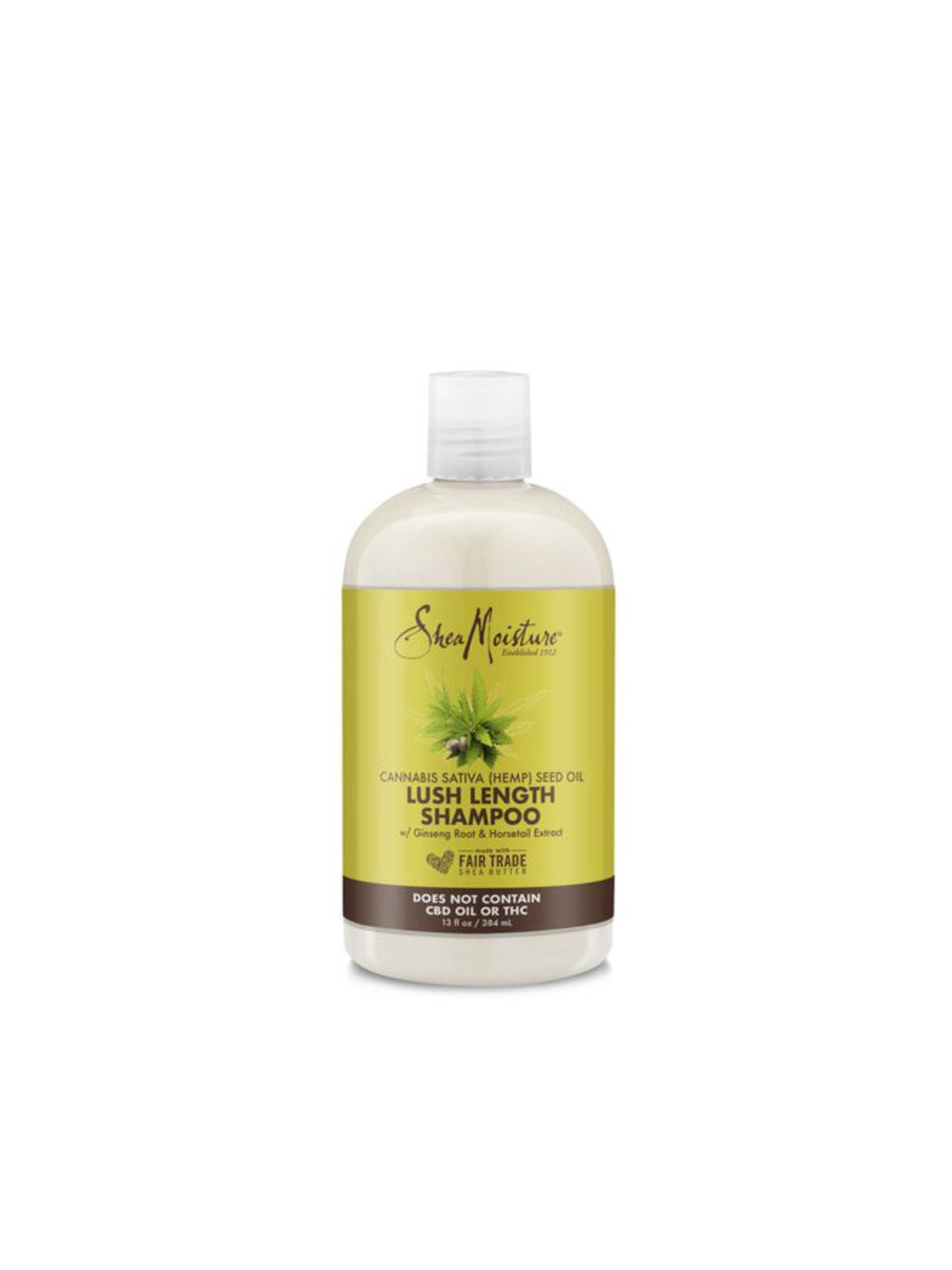 Womens Shea Moisture Cannabis Sativa (Hemp) Seed Oil Lush Length Shampoo