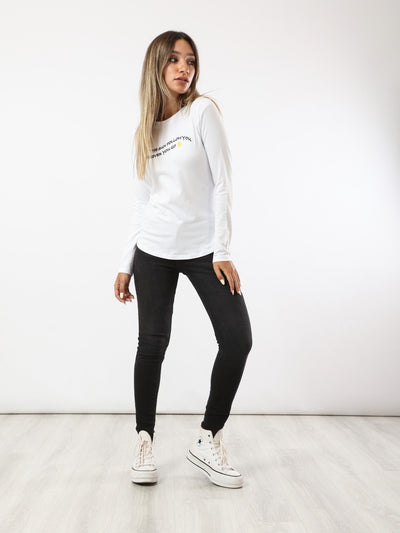 Top - Front Embroidery - Long Sleeves