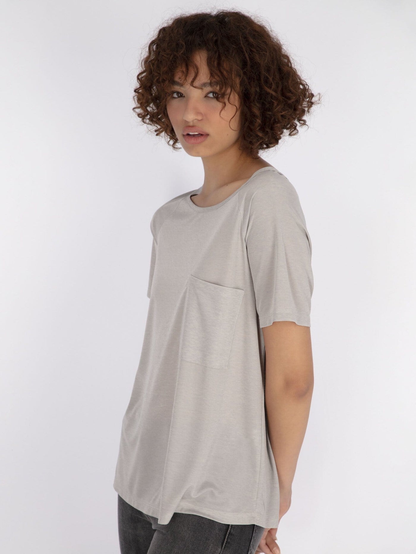 OR Tops & Blouses Short Sleeve Top with Round Neck