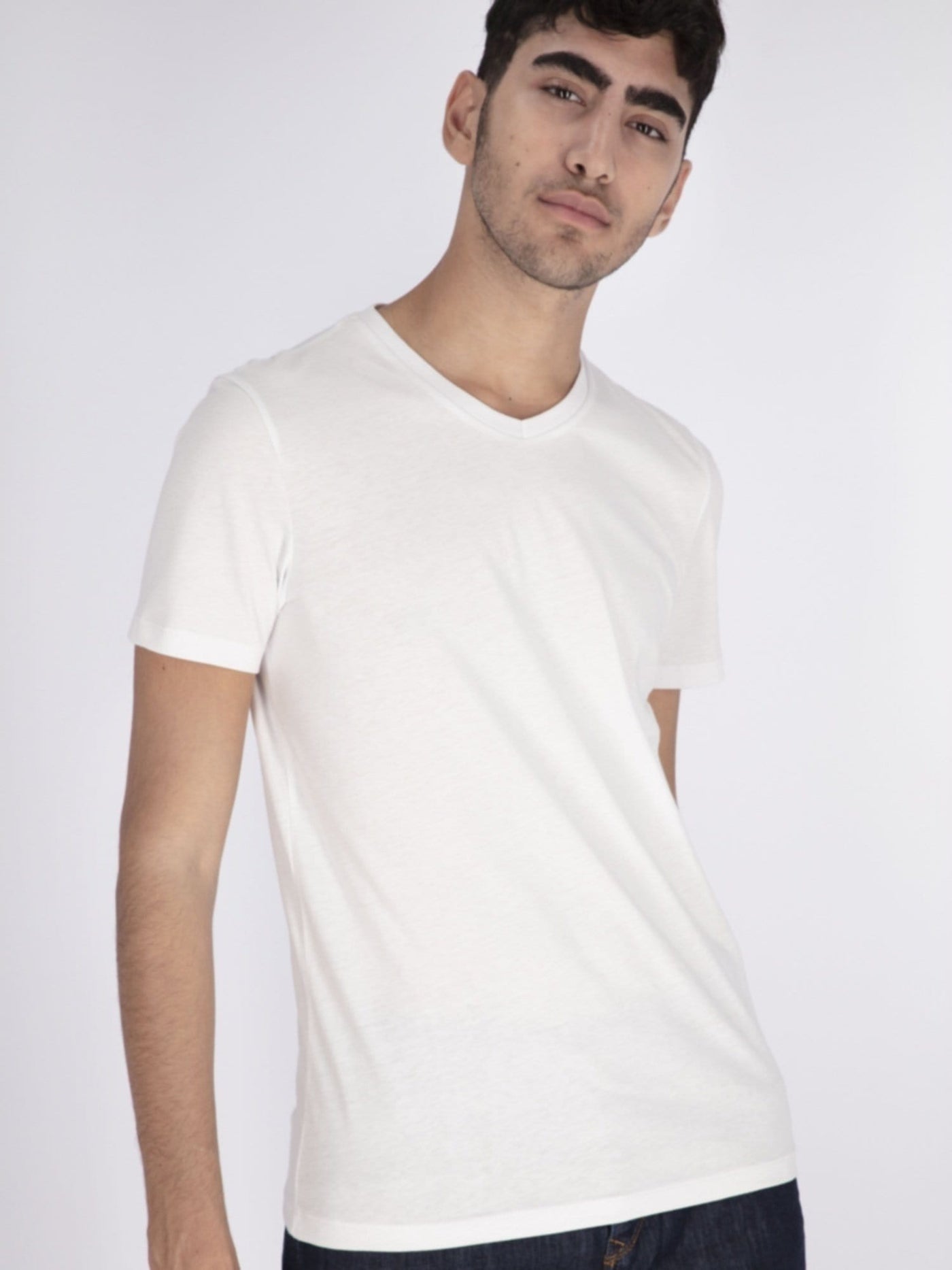 OR T-Shirts White / S Short Sleeve T-Shirt with V-Neck