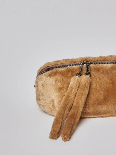 Waist Bag - Zipped - Fur