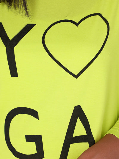 Yoga Print T-Shirt - Long Sleeves