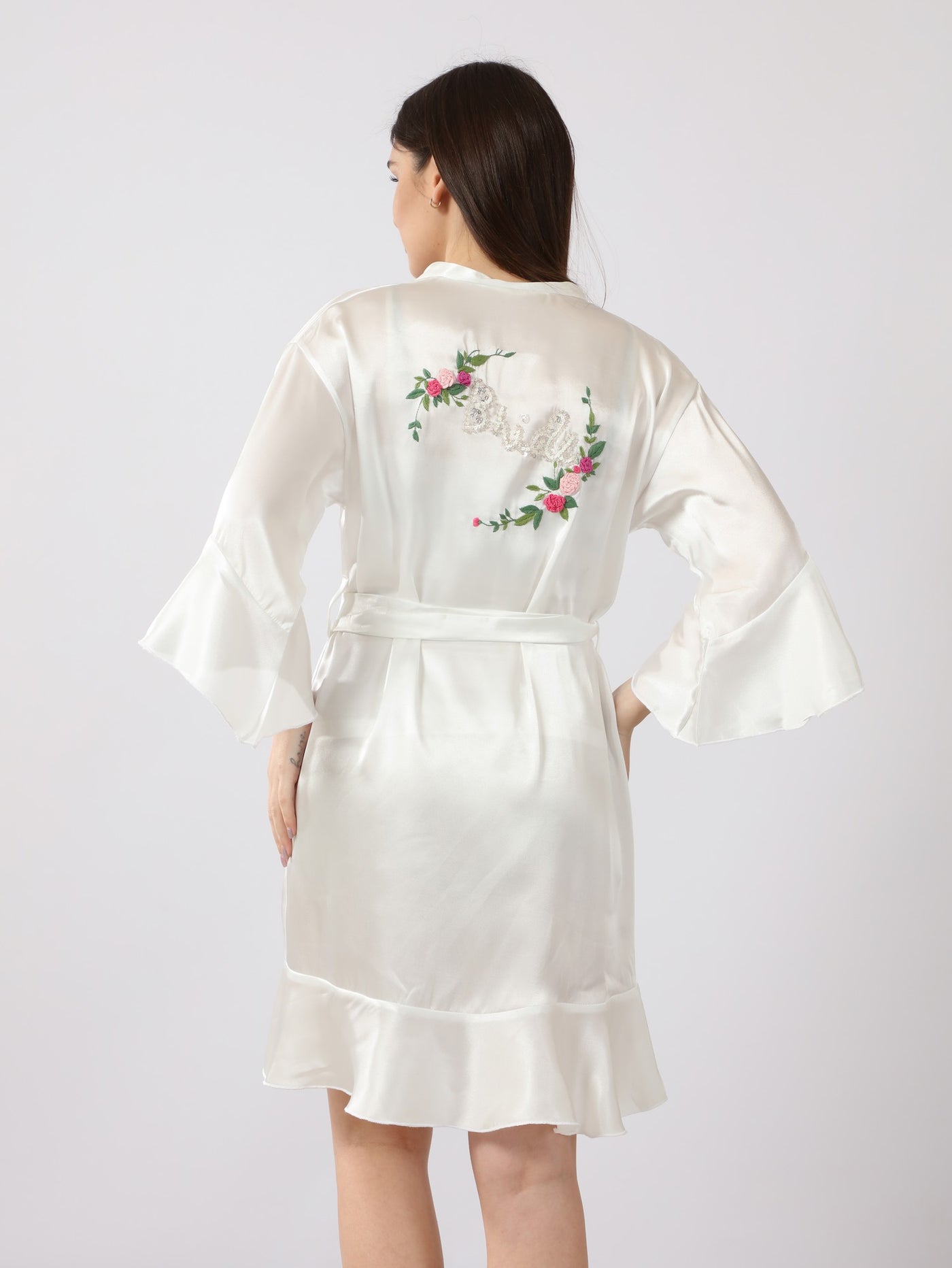 Robe - Sequin Embellishment - Bridal