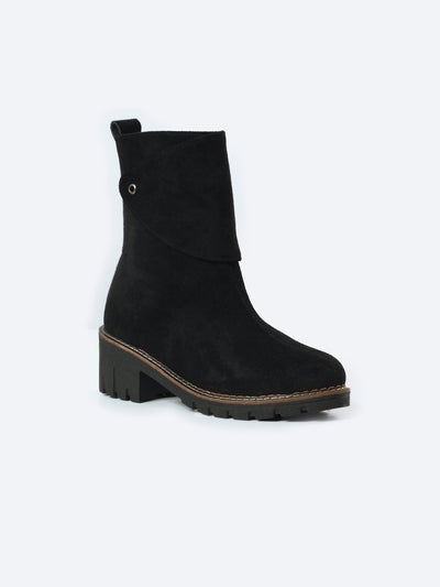 Boots - Zipped - Suede