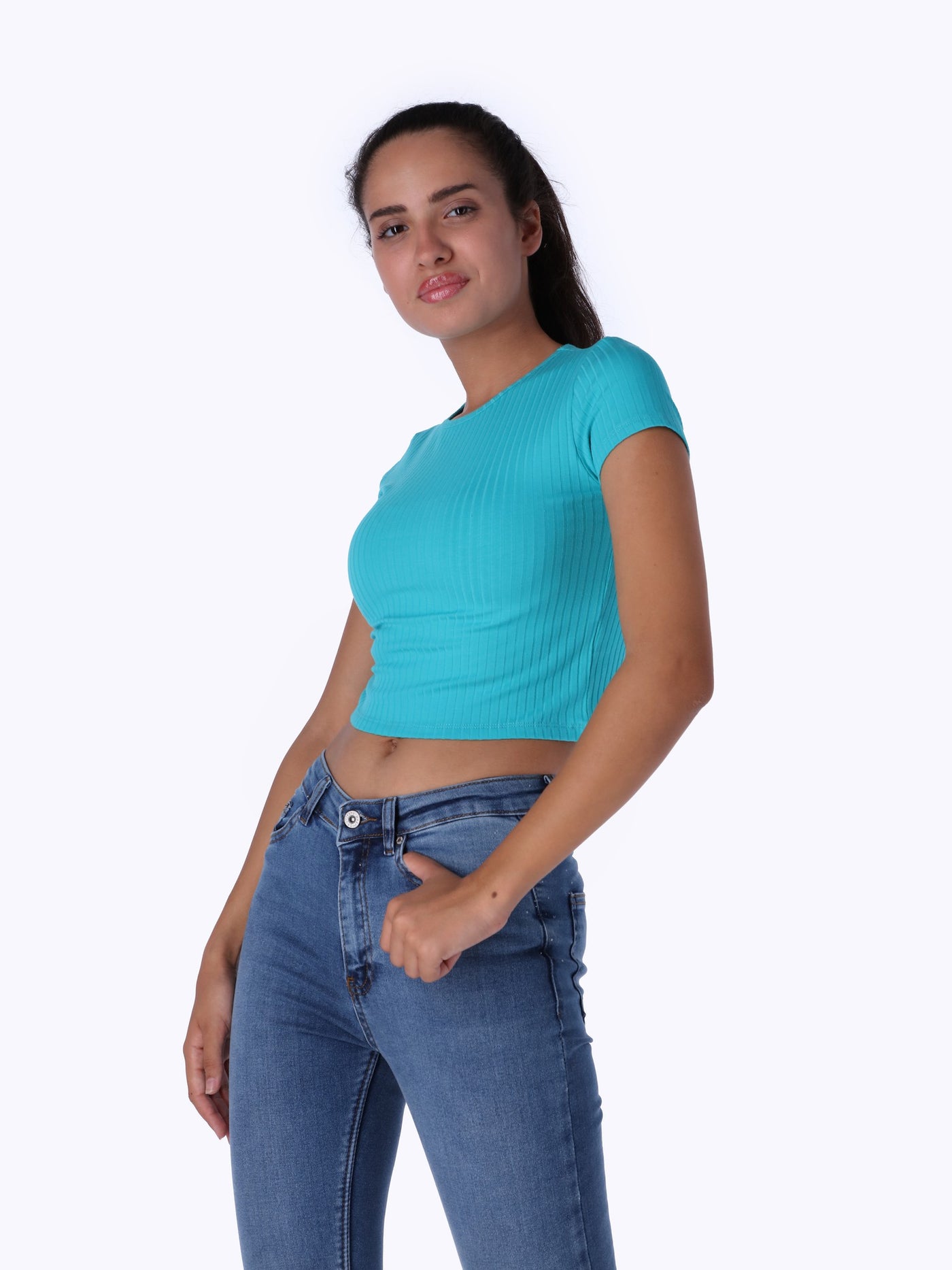  OR Women's Shirt Sleeve Crop Top