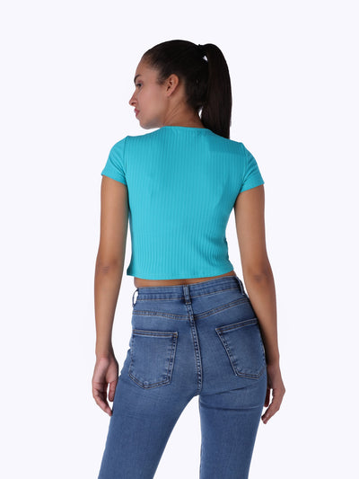  OR Women's Shirt Sleeve Crop Top