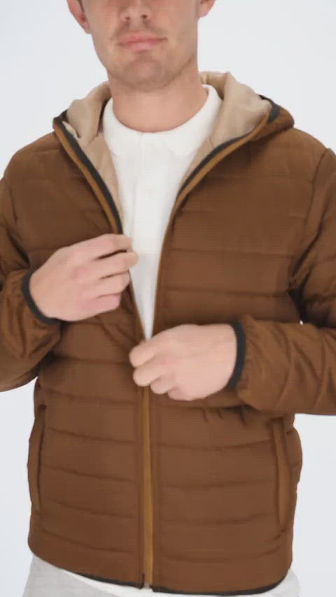 Long Sleeves Zipped Hooded Jacket