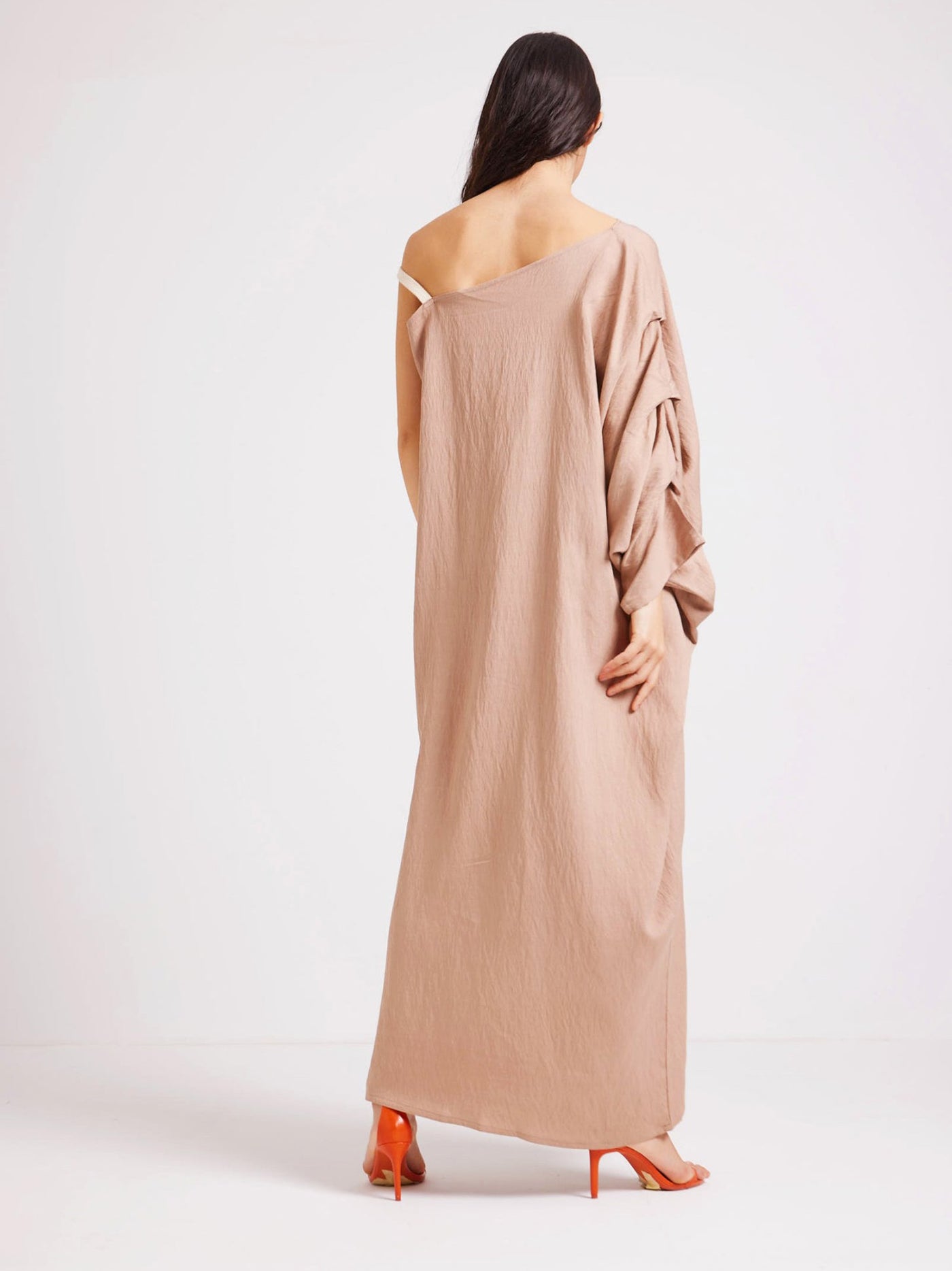 Kaftan Dress - One Shoulder