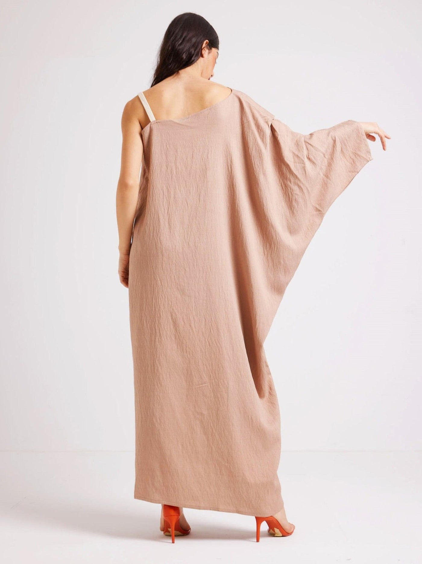 Kaftan Dress - One Shoulder