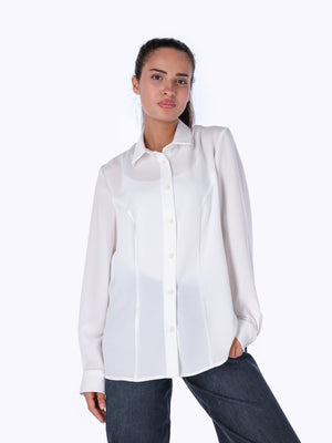 Marie Louis Women's Long Sleeves Formal Blouse