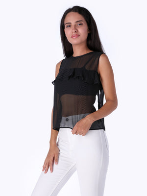 Marie Louis Women's Polka-Dots Top