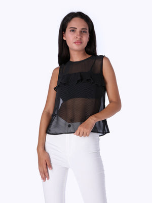 Marie Louis Women's Polka-Dots Top