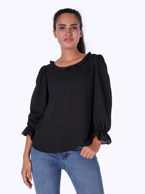 Marie Louis Women's Plain Blouse